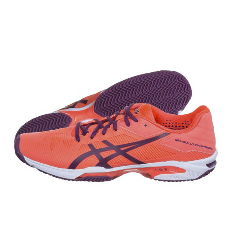 asics gel solution speed 3 clay mujer padel