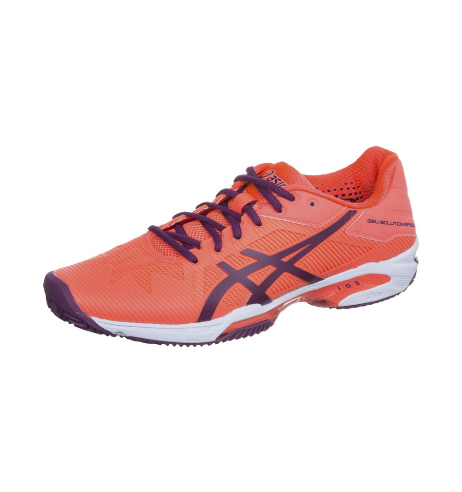 asics gel solution speed 3 clay mujer padel