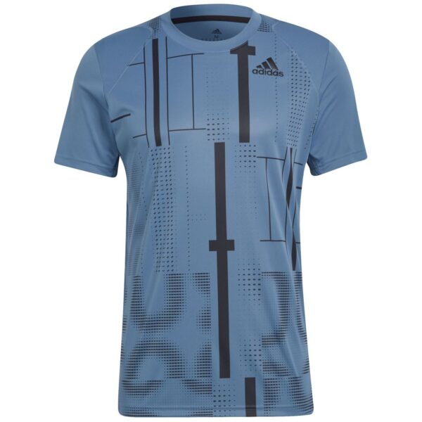 Padel Coronado Camiseta Adidas Club Graph Altered Blue/Black