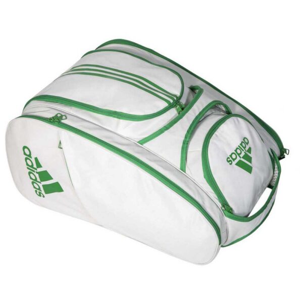 Padel Tenis Coronado Paletero Adidas Multigame Verde Blanco