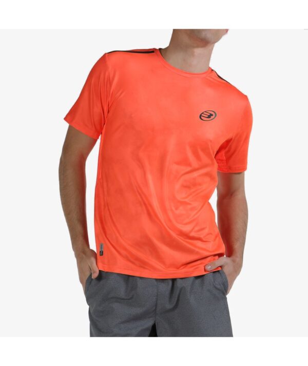 padel tenis coronado camiseta bullpadel moare coral fluor