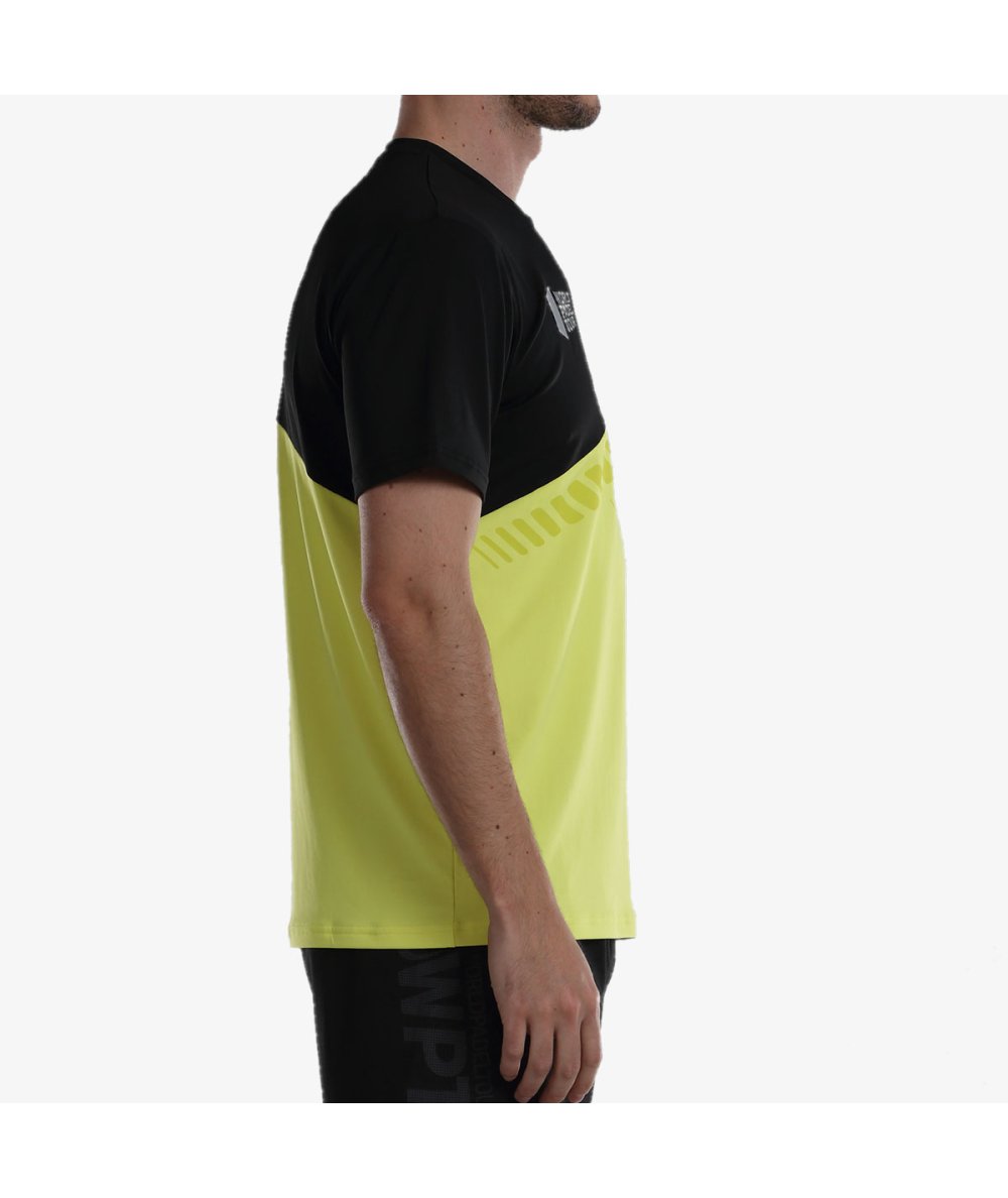Bullpadel Lumbo Camiseta de Padel Hombre - Limon Tej/Bicolor