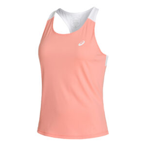 CAMISETA ASICS WOMEN COURT TANK GUAVA / BRILLIANT WHITE