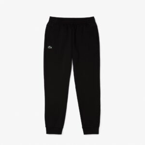 PANTALÓN DE CHÁNDAL LACOSTE SPORT CON PANELES DE MALLA NEGRO