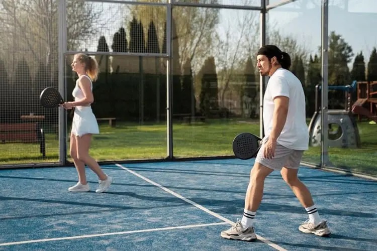 entrenamiento en pareja en padel