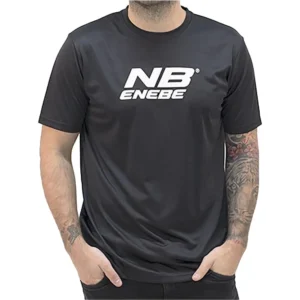 CAMISETA ENEBE ZIRCON NEGRO / BLANCO