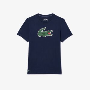 CAMISETA LACOSTE LOGO COMIC MARINO