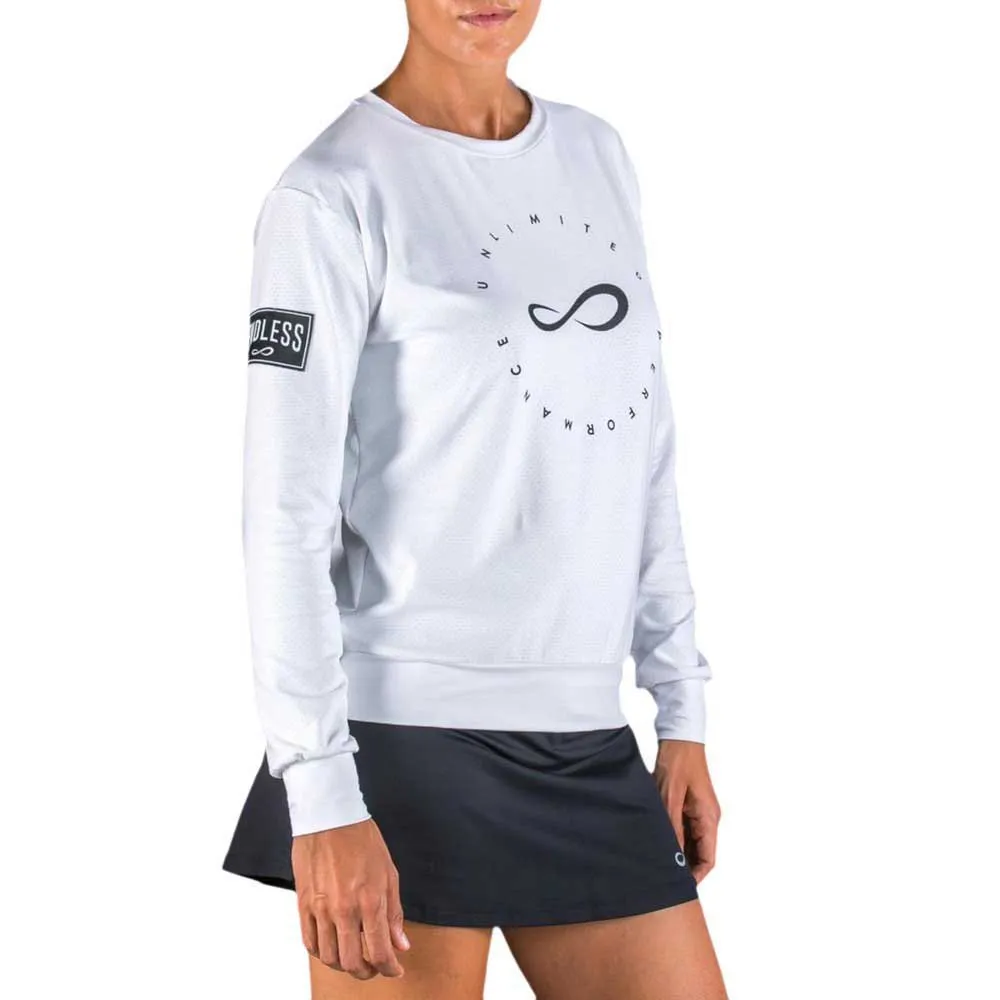 SUDADERA ENDLESS INNER TECH WHITE - Imagen 2