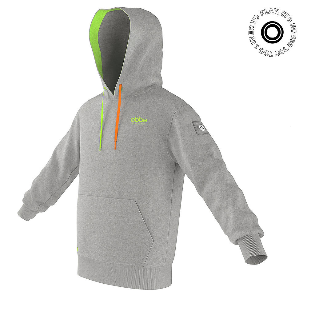 SUDADERA CON CAPUCHA OBBE ANNABA GRIS - Imagen 2