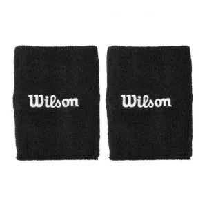 MUÑEQUERAS WILSON WIDE TERRY NEGRO