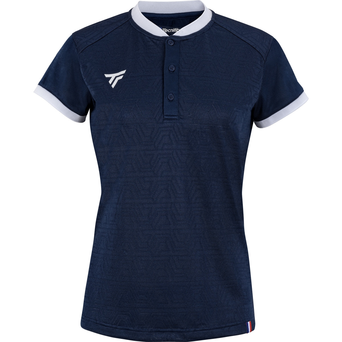 POLO DE MUJER TECNIFIBRE TEAM MESH MARINO