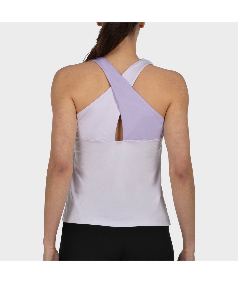 CAMISETA DE TIRANTES BULLPADEL PADO LILA PASTEL - Imagen 5