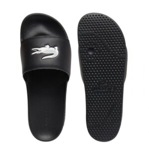 CHANCLAS LACOSTE SERVE SLIDE 0.0 NEGRAS