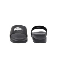 CHANCLAS LACOSTE SERVE SLIDE 0.0 NEGRAS - Imagen 2