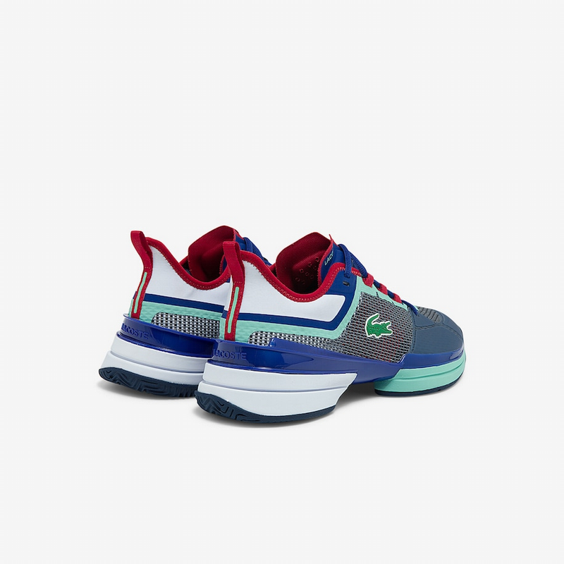 ZAPATILLAS LACOSTE AG - LT 21 ULTRA BLUE / LITE GREEN - Imagen 4