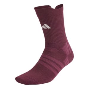 CALCETINES ADIDAS CUSHIONED CREW MAROON (1 PAR)