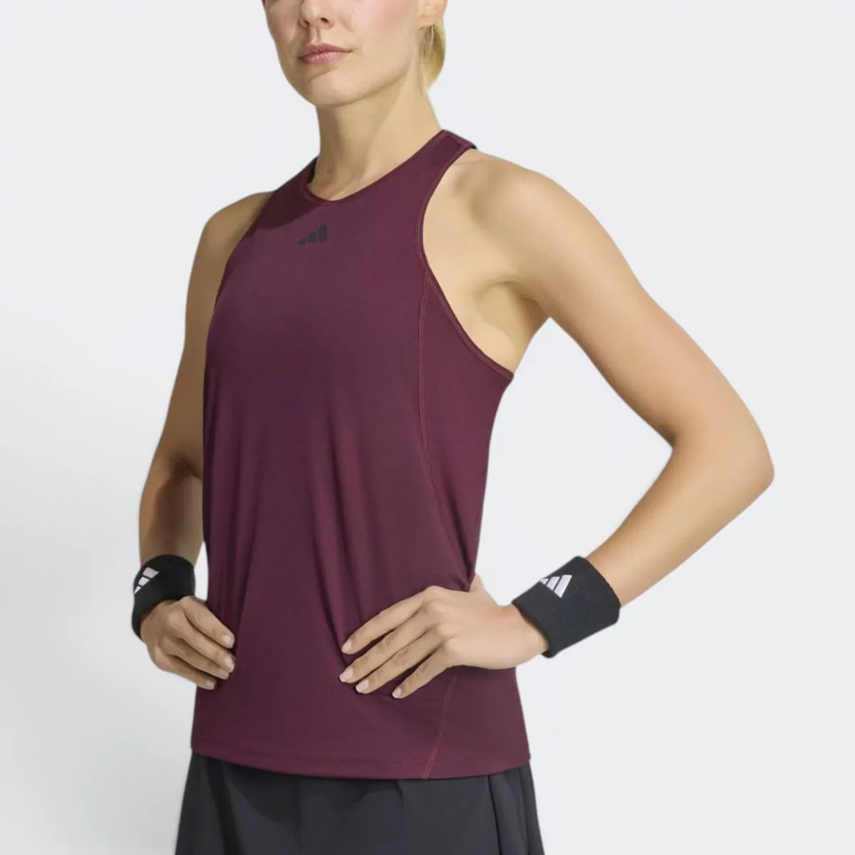 CAMISETA DE TIRANTES ADIDAS CLUB MAROON - Imagen 2