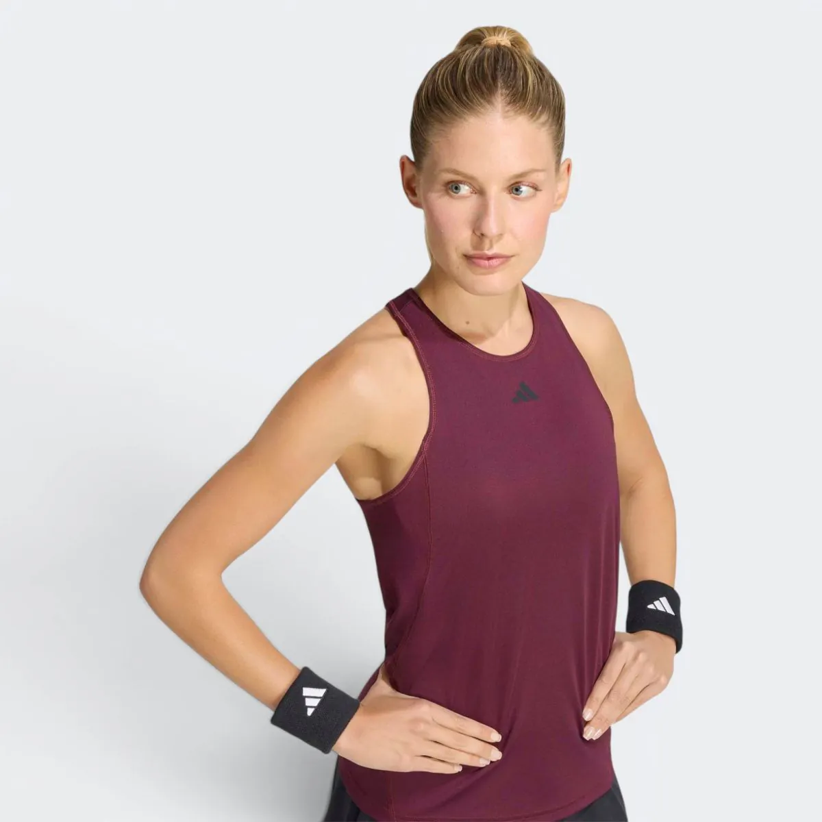 CAMISETA DE TIRANTES ADIDAS CLUB MAROON - Imagen 5